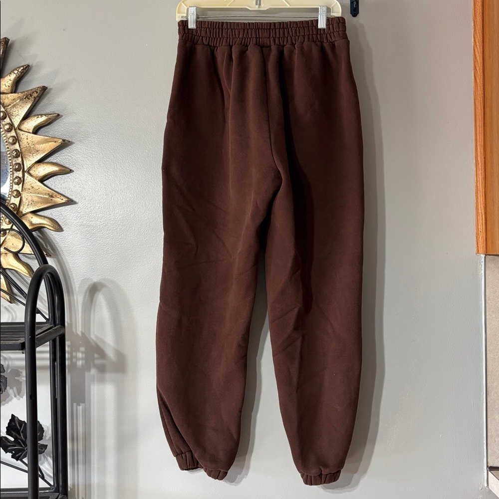 Comfrt Minimalist Sweatpants in Walnut Brown - Picture 6 of 7